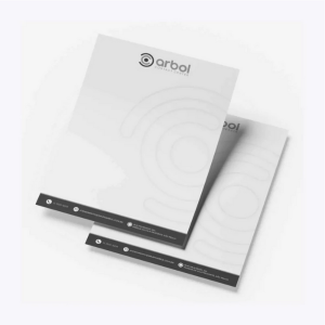 Papel timbrado offset 90gr 21x29,70 4X0 sem enobrecimento  